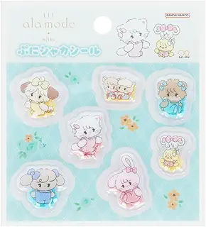 サンスター文具(Sun-Star Stationery) ぷにシャカシール Lilミント リルアラモード ミッコ mikko グッズ シール ぷっくり ぷにシャカ ミント S8819181