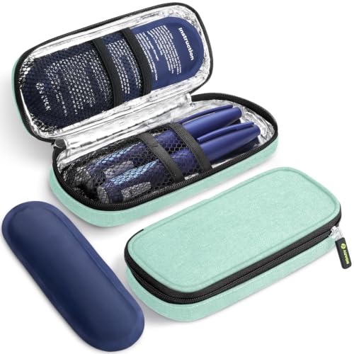 Image of AUVON Lightweight Insulin Cooler Travel Case, 3-Layer Thickened Insulation