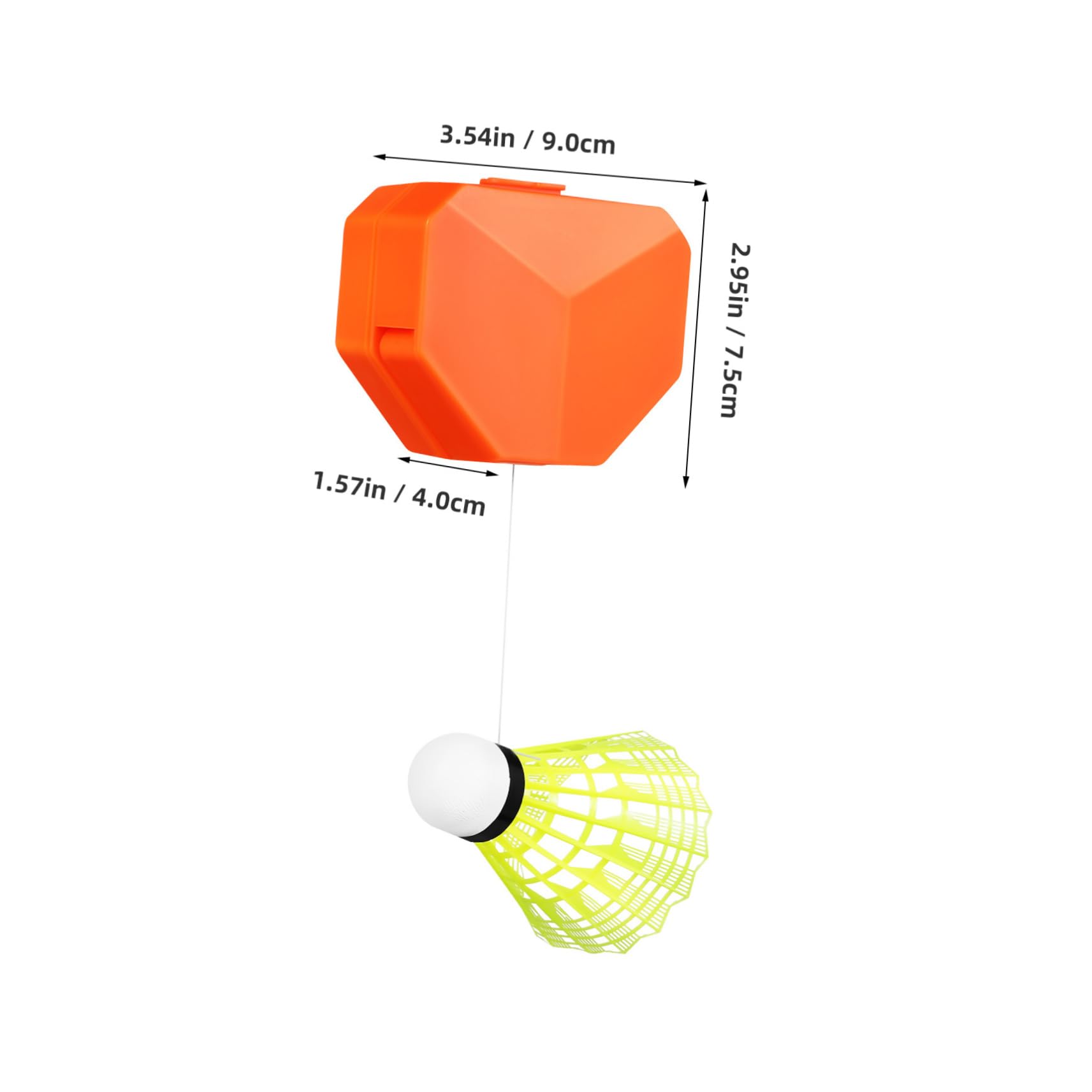 SUPVOX Badminton Swing Trainer Rebound Ball Single Player Training Home Use Easy to Assemble Random Color