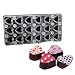 Heart DIY Chocolate Transfer Sheet Custom Molds Magnetic Polycarbonate Mould