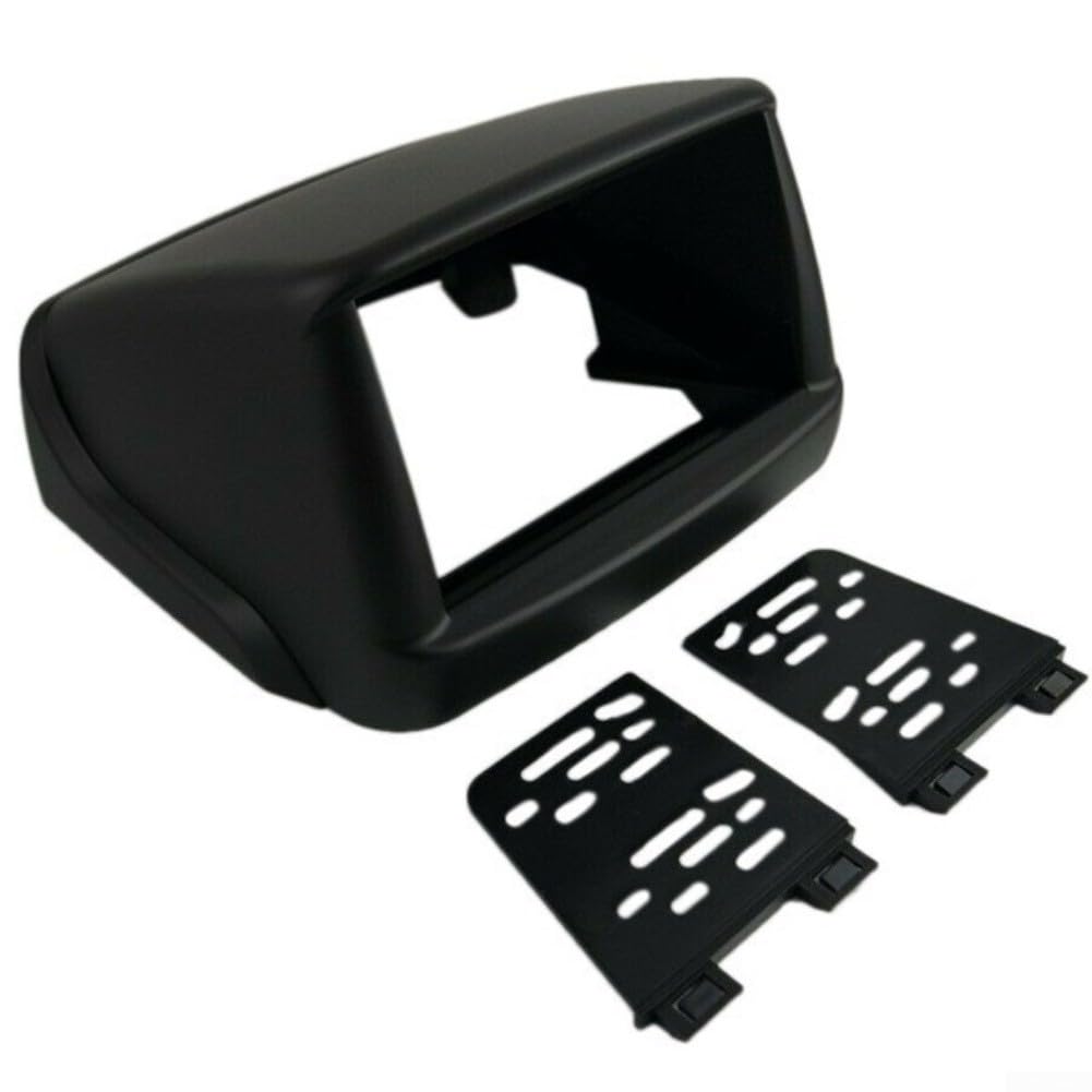 Autoradio 2 DIN con navigazione touchscreen da 7 pollici per Fiat Doblo 2002-2017, pannello interno in plastica nero impianto stereo