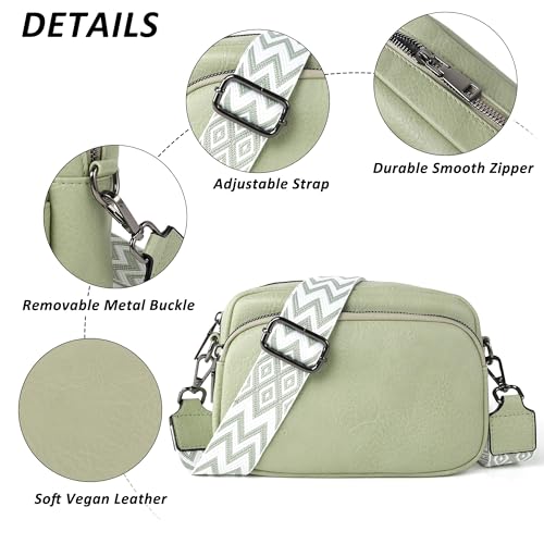 Image of TANTOMI Small Crossbody Bag for Women, Vegan Leather Shoulder Bags for Women, Travel Purse with Adjustable Shoulder Strap