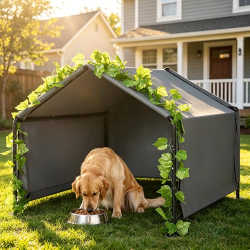 Dog Tent House Outdoor Shade 4'x4'x3' Shelter for...