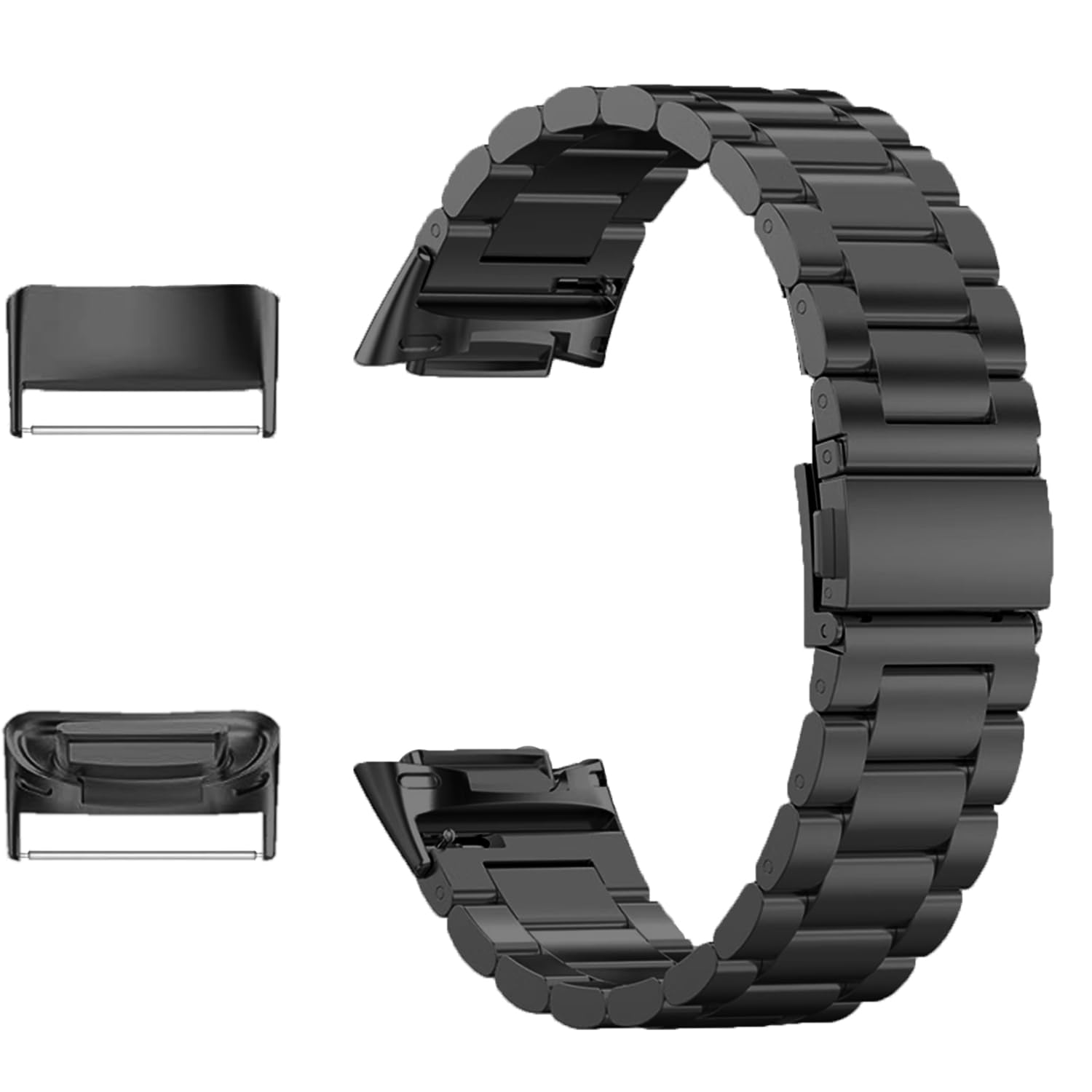 18mm Złącze metalowe do Paska Fitbit Charge 6, adapter szybkiego montażu, złącze wymienne do pasków Fitbit Charge 5.