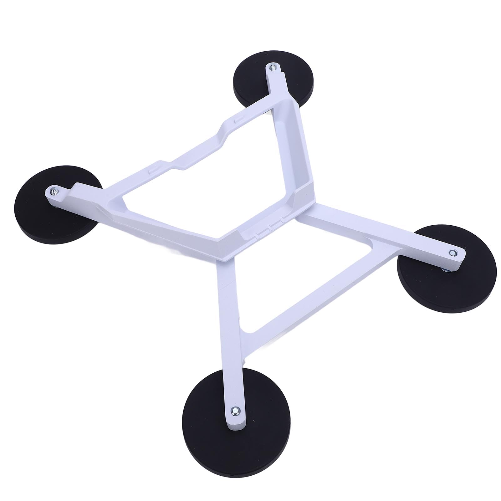 Qcwwy Staffa di Auto in Lega di Alluminio Bianco Robusto per Antenna Mini su Scala, Elevata capacità di Carico, Uso Versatile per Auto e