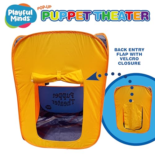 Playful Minds PM946 Puppet Theater - Portable Pop-Up Puppet Stage thumb #5