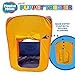 Playful Minds Puppet Theater - Portable Pop-Up Puppet Stage for Kids Ages 3-7, Theater for Puppet Shows at Home or Classroom, Compact Storage with Zipper Bag