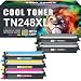 Produktbild Pack of 5 TN248 TN-248 TN-248XL Toner Compatible with Brother TN248XL TN-248CMYK MFC-L3760CDW DCP-L3560CDW MFC-L3740CDWE MFC-L8390CDW HL-L3240CDW MFC-L3740cdw HL-L322 20cwe DC42P-L3520cdw TN 248XL 248