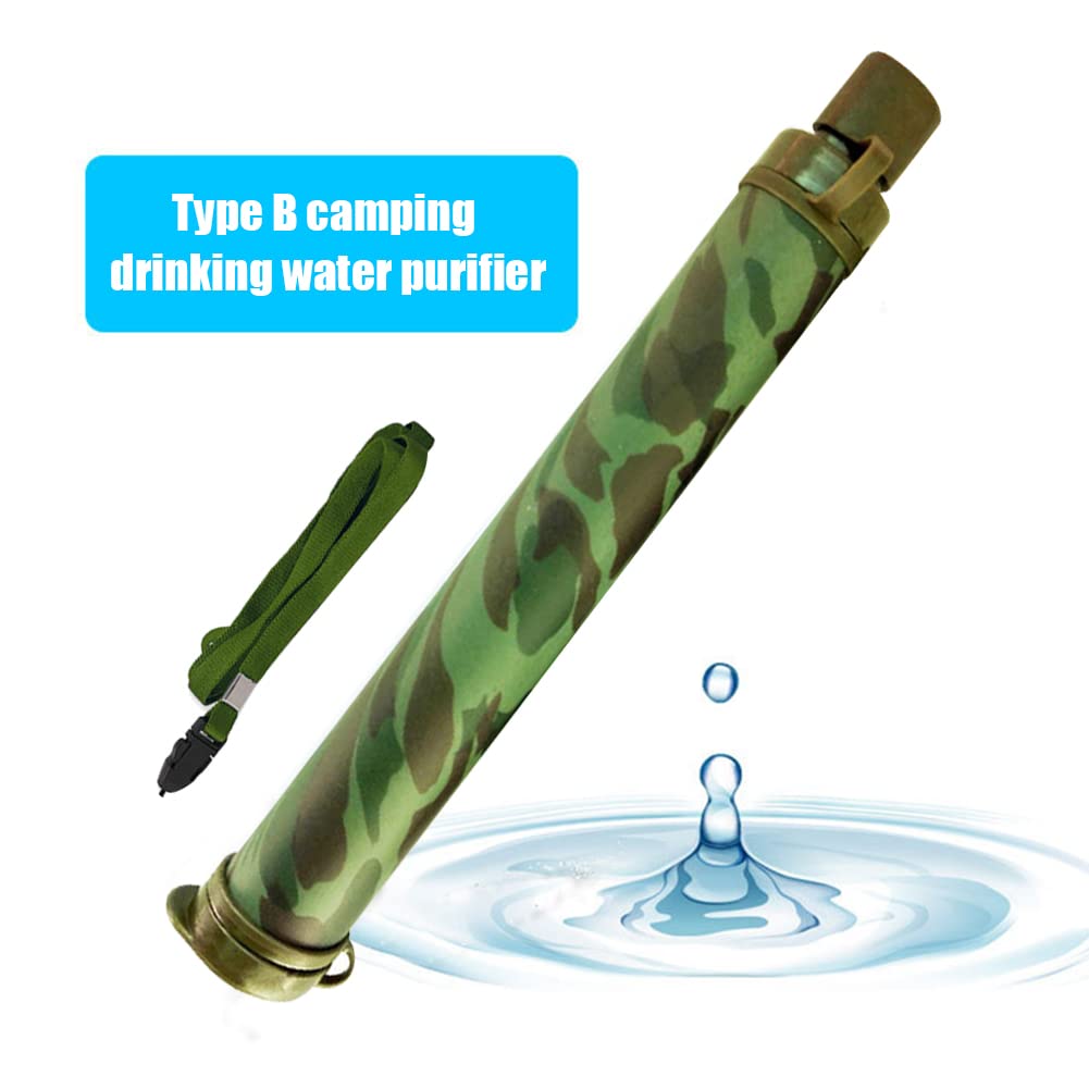 Filtro Acqua Portatile D-VITAE - Purificatore 5000 Litri Per Campeggio E Sopravvivenza