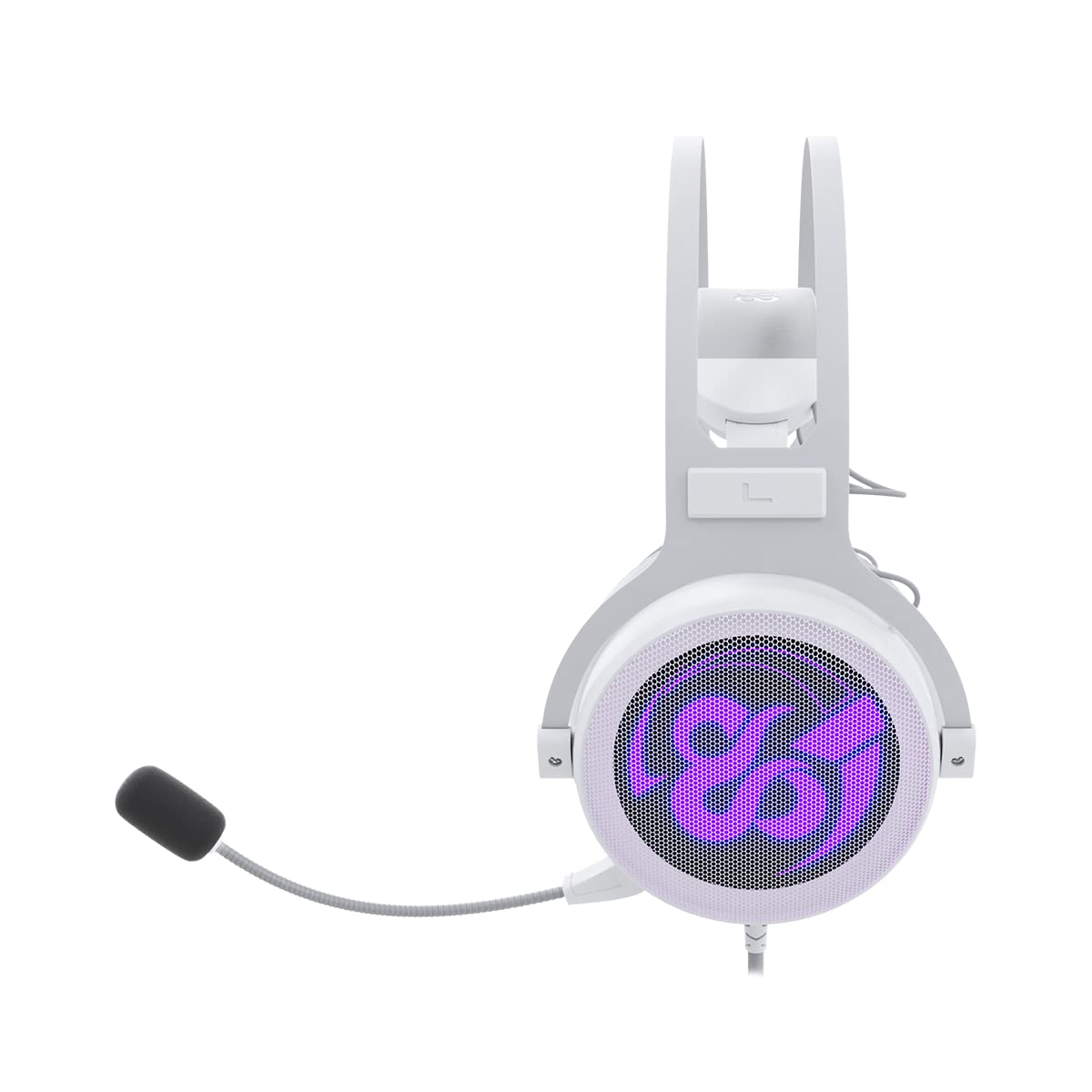 Cuffie Gaming Newskill Kimera V2 Ivory 7.1 compatibili con PC e PS4 di Colore Bianco