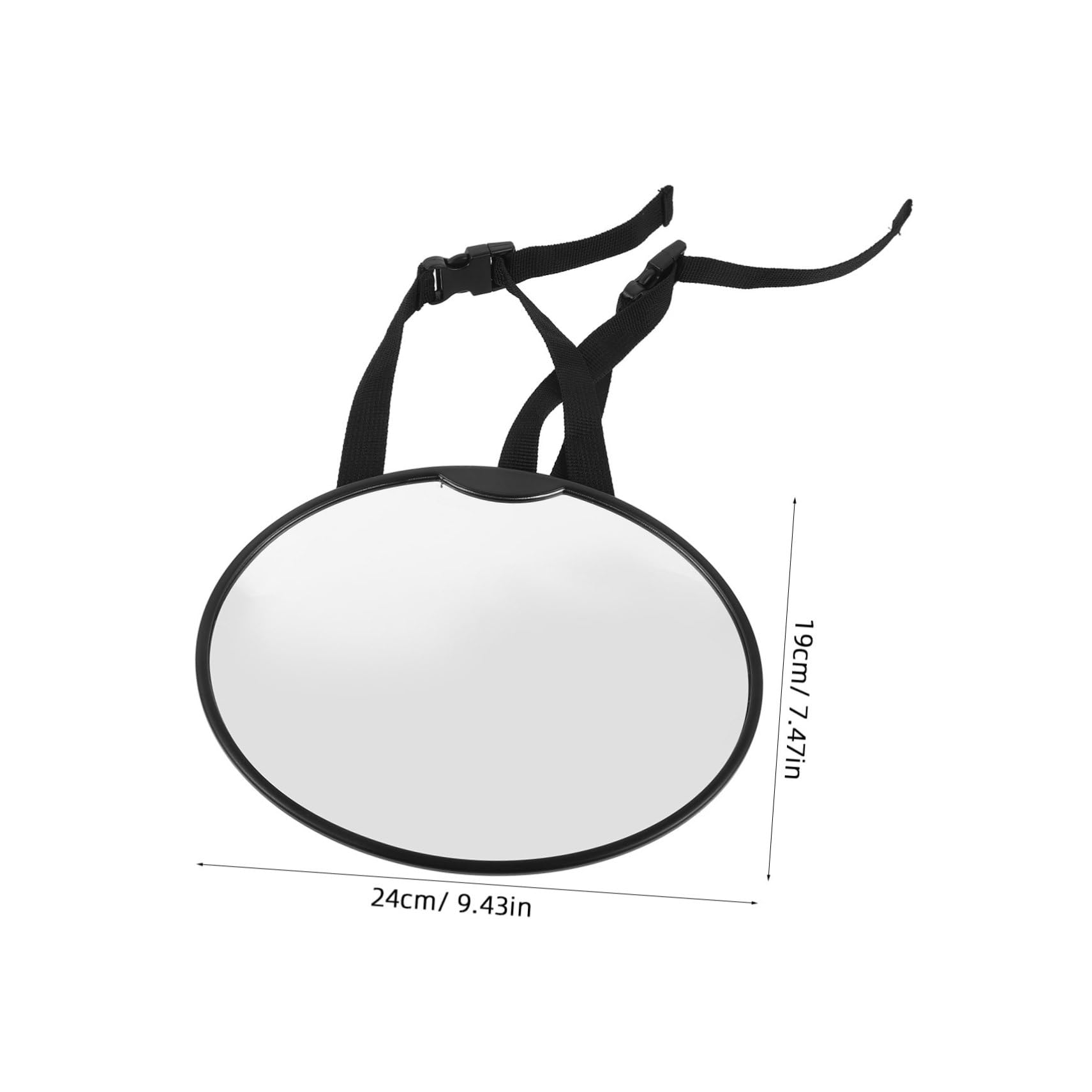 Toddmomy Car Mirror Rearview Seat Mirror for Safe Observation Vehicle Effortless Installation Secure Strap Design for Parents Peace of Mind