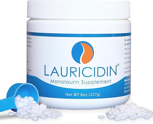 Lauricidin® Suplemento de monolaurina auténtico, tarro de 8 oz