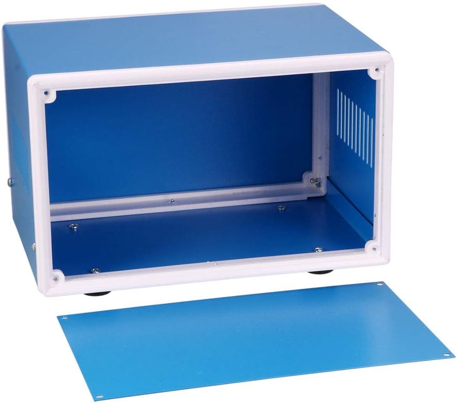 uxcell Metal Blue Project Junction Box Enclosure Case 175 x 128 x 117mm/6.89 x 5.04 x 4.61inch