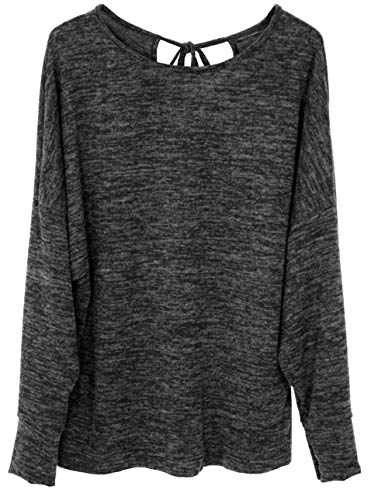 Emma & Giovanni - Oversize trui met knoop op de rug (Made in Italy) - dames