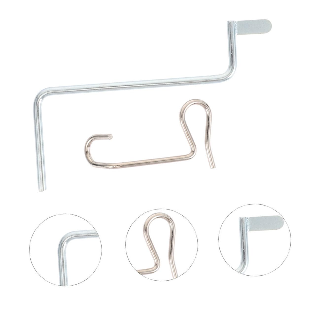 PartyKindom Lot de 1 Set de Set de Tendeur de Fil de Clôture en Acier Inoxydable, Tendeur de Câble Métallique pour Réparer et Maintenir la Stabilité des Clôtures
