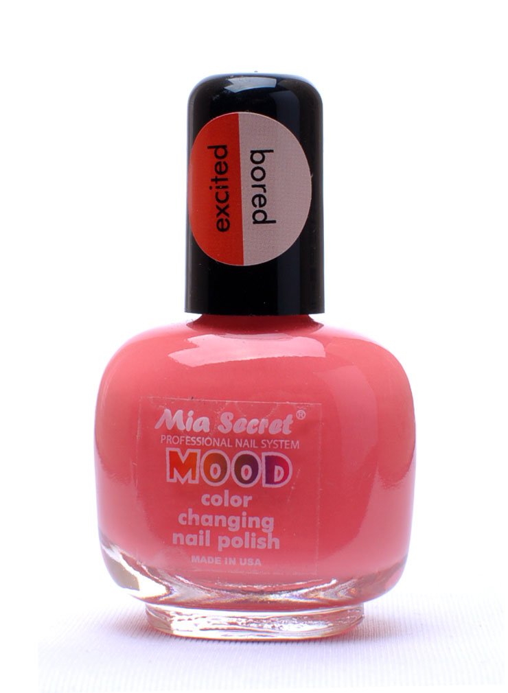 Mia Secret Mood Nail Lacquer Color Changing Nail Polish Pink To Peach