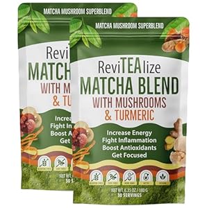 Revitealize Matcha Mushroom Superblend Powder 60 Servings
