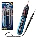 Produktbild PeakTech P1094  Digitaler 2-Poliger Spannungsprüfer AC/DC von 12V bis 400V  Hochwertiger Stromprüfer mit LED-Anzeige und akustischem Warnsignal  Spannungsmesser mit IP54 Schutzklasse  CAT III 400V