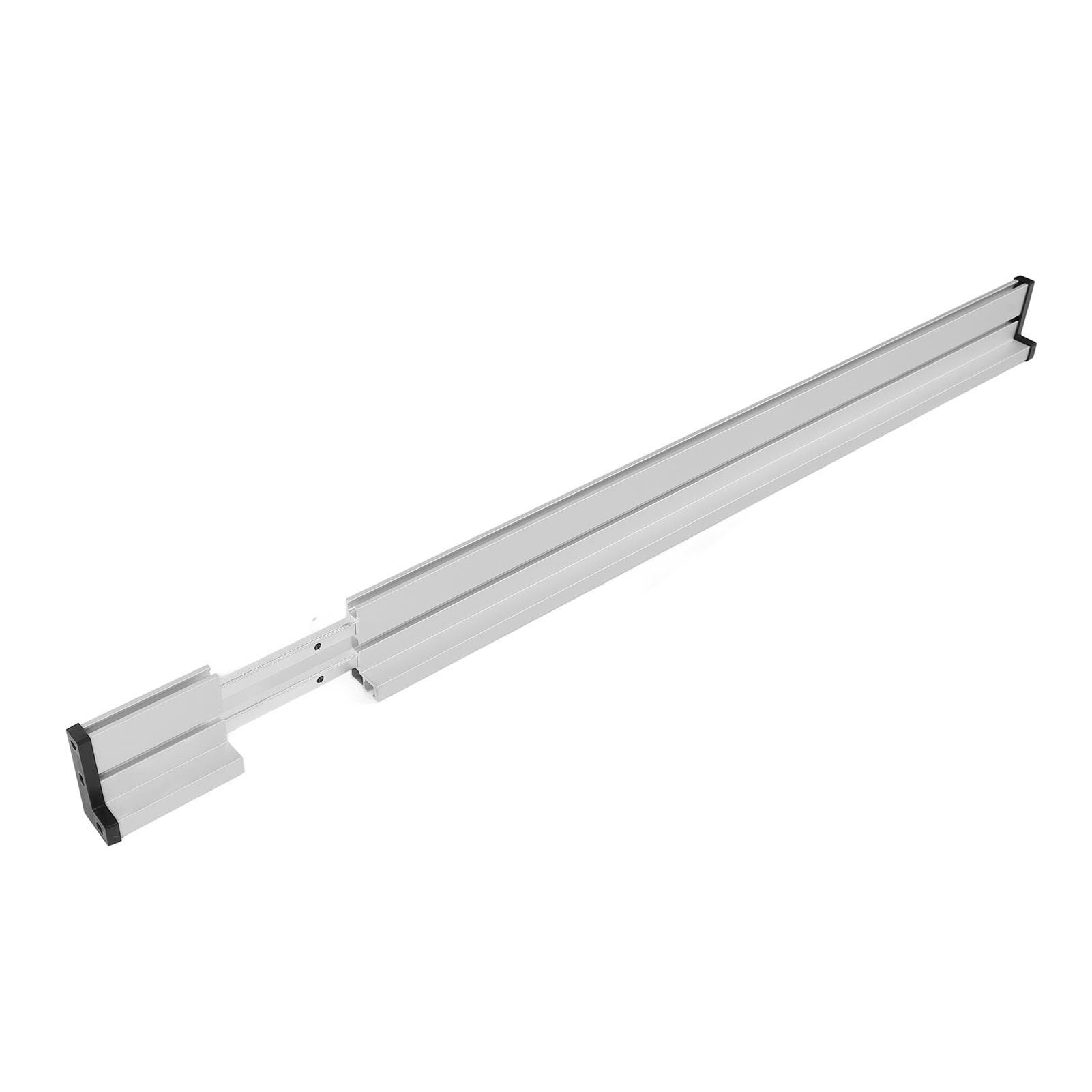 Piła Stołowa, Prowadnica Ukośna, 900-1260 Mm, Teleskopowa Prowadnica T, Flip Stop, Płot Przedłużający ze Stopu Aluminium, Listwa Ukośna do Obróbki Drewna do Stołu Routera
