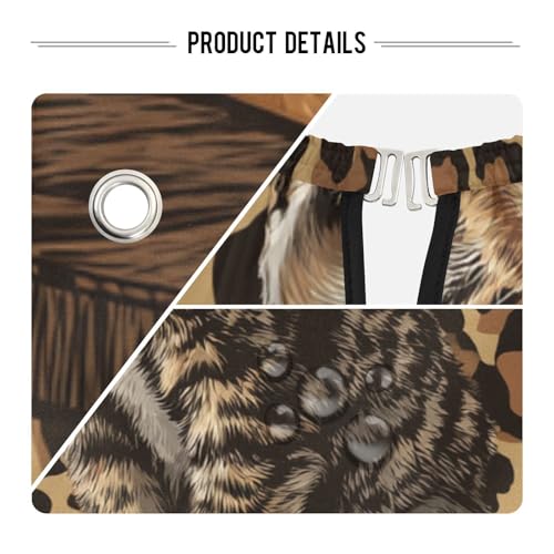 Capa de Barbero Impermeable ALZA Retro Cats 140x165cm miniatura 4