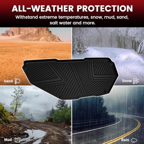 Image of LASFIT Frunk & Cargo Mats for Rivian R1T /R1S 2022-2024, Front & Rear Liners