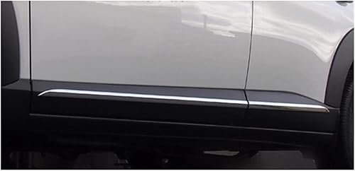 ABS Chrome Car Outer Door Side Lining Body Molding Strip Cover Trim Car Accessories Styling 4PcsSet Compatible with Mazda CX-3 2016-2018
