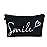 Aiphamy Cute Travel Makeup Bag Cosmetic Bag Small Pouch Gift for Women (Smile)