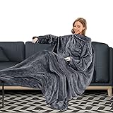 mantel fls 170 Geschenkidee : Die kuscheldecke zum anziehen mit Ärmeln eignet sich hervorragend für geburtstagsgeschenk für frauen , Geschenke für Freundinnen, Geschenke für Frauen. Hauptsächlich an Freundin, Mutter, um Wärme zu senden