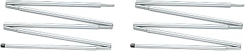 Snow Peak Light Tarp Pole Set of 2, 125cm