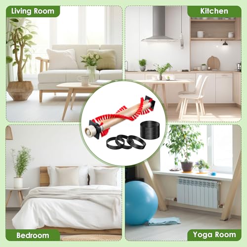 Image of Landhoow 1 Pcs Vacuum Roller Brushes with 6 Pcs Belt Compatible with Oreck XL Upright Vacuum Cleaner, Cleaner Belt Compatible with 0300604, Upright Replacement Parts for House and Office Clean