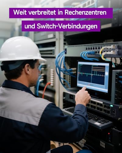 XZSNET 10GBASE-LR SFP+ Transceiver, 10G SFP+ zu LC Singlemode Fiber Modul für Cisco SFP-10G-LR, Ubiquiti UniFi UF-SM-10G, Mikrotik S+31DLC10D, Meraki, Netgear, D-Link und mehr, 1310nm, 10km, 2 Stück
