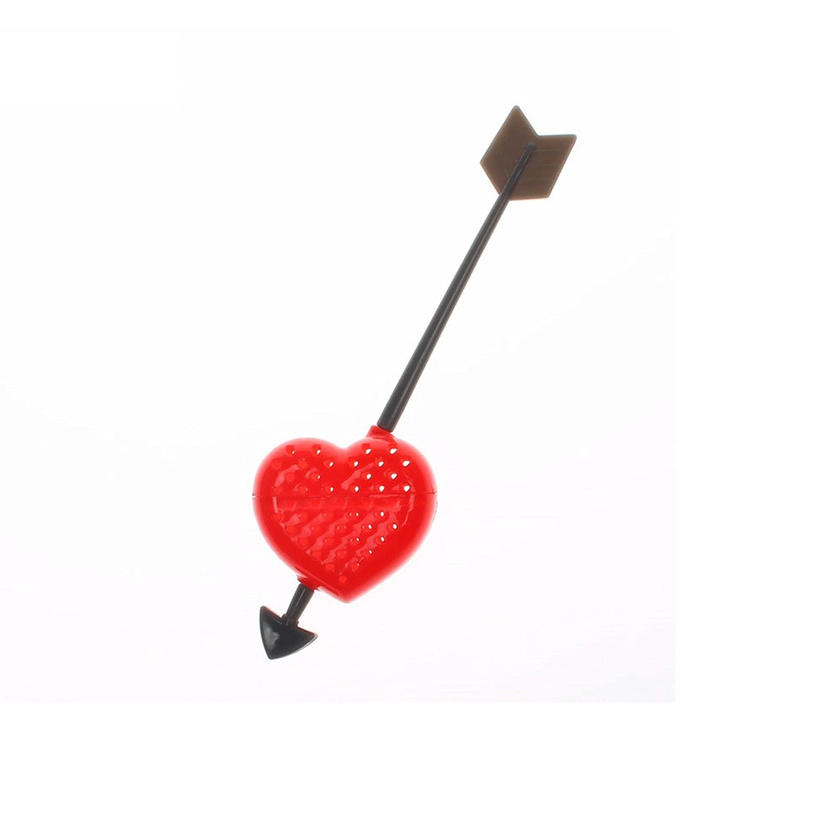 Colino da tè, 1 pezzo, infusore per tè, infusore per tè, cucchiaino, filtro a forma di cuore, in plastica, per cucina, diffusore, regalo per San Valentino