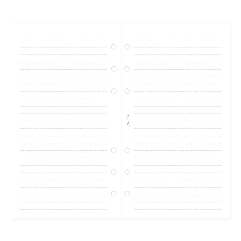 Filofax Kalender-Tagebuch-Nachfüllpackung, persönliche/kompakte Größe, Wochenansicht, minimales Tagebuchpaket, weißes Papier, mehrsprachig: fünf Sprachen, 2026 (C68490-26)