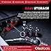 Olsa Tools 3 Pc. Universal Joint Set | 1/2-Inch, 3/8-Inch & 1/4-Inch Drive | Ball Socket Set | Swivel Socket Set | U-Joint Socket Set | Angle Socket | With Aluminum Rail | Professional Grade