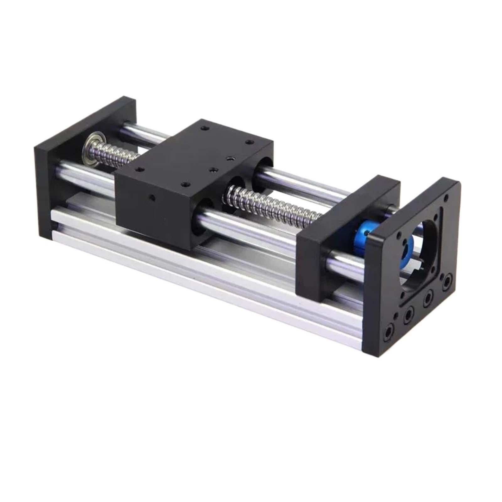 Acoplamiento de guía lineal para mesa deslizante SFU1204 100-500 mm, doble eje óptico, impresora 3D CNC, XY (varilla de tornillo-1204-400 mm)