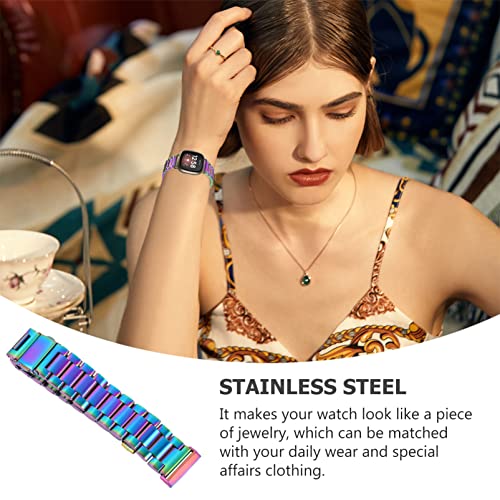 Stainless Steel Watch Band for Sense Replacement Metal Wristband Heart Rate Bracelet4