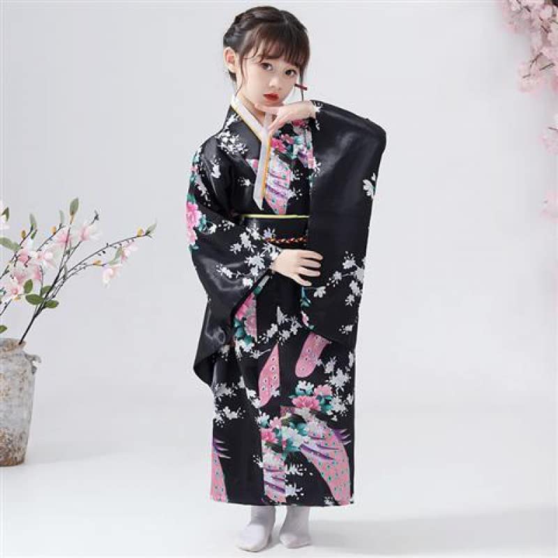 和装　女の子　着物　羽衣　ピンク Amazon.co.jp: 日本の女性の着物浴衣若い女の子ピンクプリント