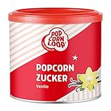 ⭐ UNSER TIPP - Der Popcornzucker Vanille verfeinert nicht nur knackiges Popcorn, sondern kann auch für Süßspeisen wie Milchreis, Grießbrei, Müsli und süße Aufläufe mit Früchten sowie zum Kochen und Backen verwendet werden