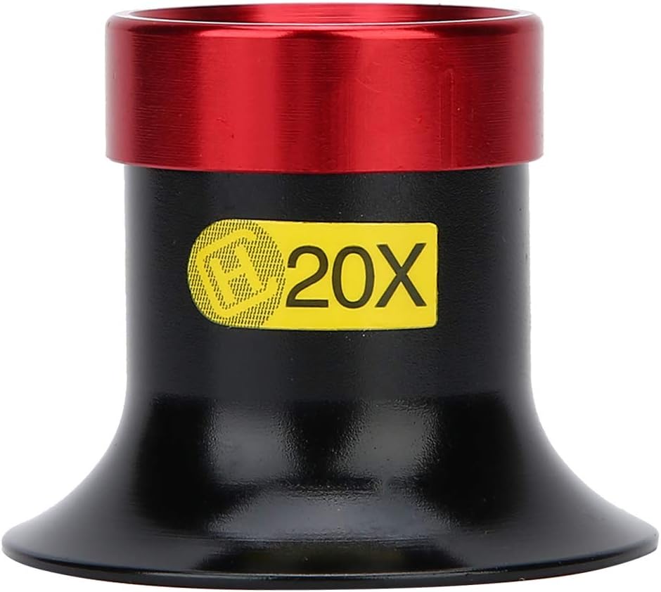 Joyzan Watch Loupe, 20X Watchmaker Loupe Magnifying Glass Lens Monocular Magnifier Repairing Maintenance Eye Loops Portable Experimental Tool for Watchmakers Inspection Metal Jeweler Textile Circuit