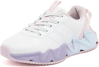 Nautica Girls Kids Running Sneakers | Comfortable Tennis Shoes with Chunky Sculpted Bottom | Sizes for Big & Little Kids -(Lace-Up/Bungee)