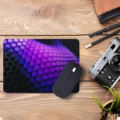 Image of Mouse Pad with Non-Slip Rubber Base, Waterproof & Durable Desk Mat for Gaming, Office & Students | Small Laptop & PC Pad | 23x18cm
