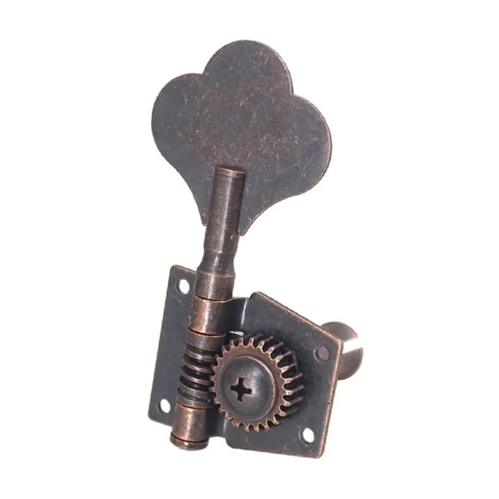 5 Stücke Gitarre Vintage Open Bass Stimmschlüssel Pegs Mechaniken Mechaniken 2L3R for 5 Saiten Rot Bronze