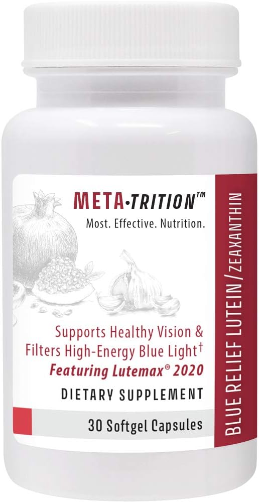 Blue Relief Lutein/Zeaxanthin Nutritional Supplements, 30 Count