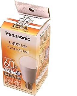 パナソニック ミニクリプトン型 LED電球 口金直径17mm 電球60W形相当 電球色相当(7.1W) 小型電球・下方向タイプ 1個入 密閉形器具対応 LDA7LHE17ESW2