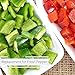 Dehydrated Dried Green Bell Pepper by It's Delish – 2lb Bulk Bag – Sealed to Maintain Freshness – Chopped & Dried Vegetable Spice Seasoning