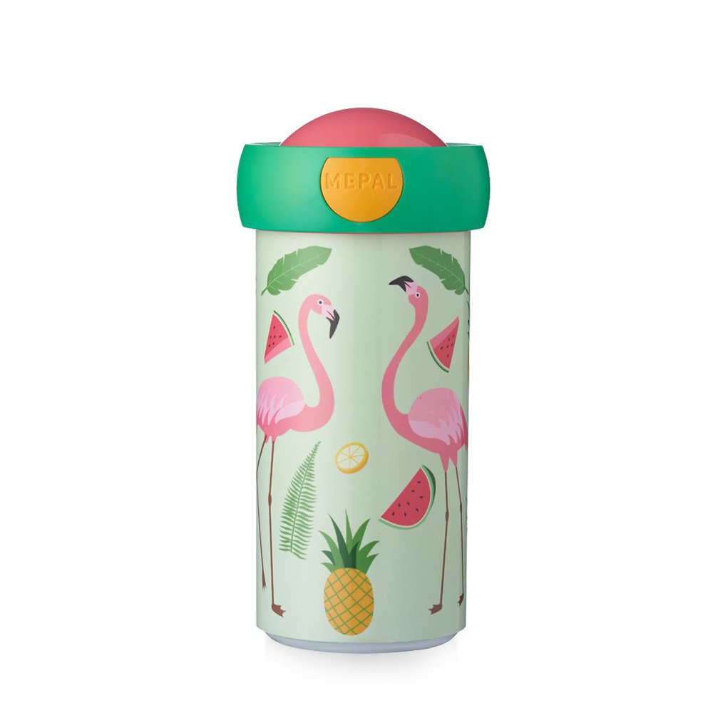 Schoolbeker Mepal Flamingo : gobelet scolaire réutilisable pour boissons