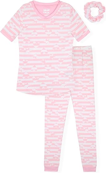 Sleep On It Toddler Girls Pajamas Sets for Kids Snug Fit Girls Sleepwear With Matching Socks