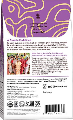 Organic Black Truffles Dark Chocolate 4.20 Ounces (Case Of 8) #TOP1