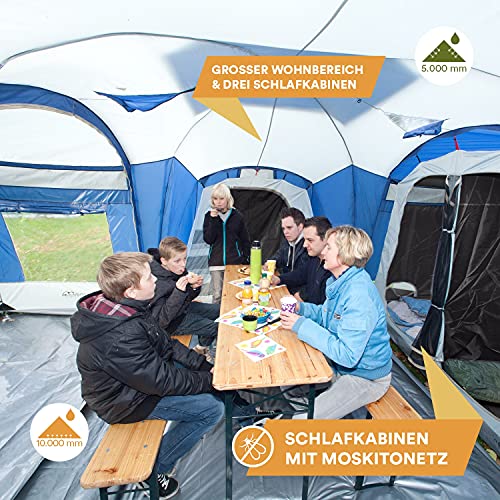 Skandika Nimbus Sleeper Zelt für 8 Personen