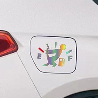 3PCS Laser-Color-Printed Car Fuel Tank Stickers,Made of Polyester Material,Suitable for Vehicle Windows,Components,Etc.They are Waterproof,Moisture-Proof,Wear-Resistant and Durable.